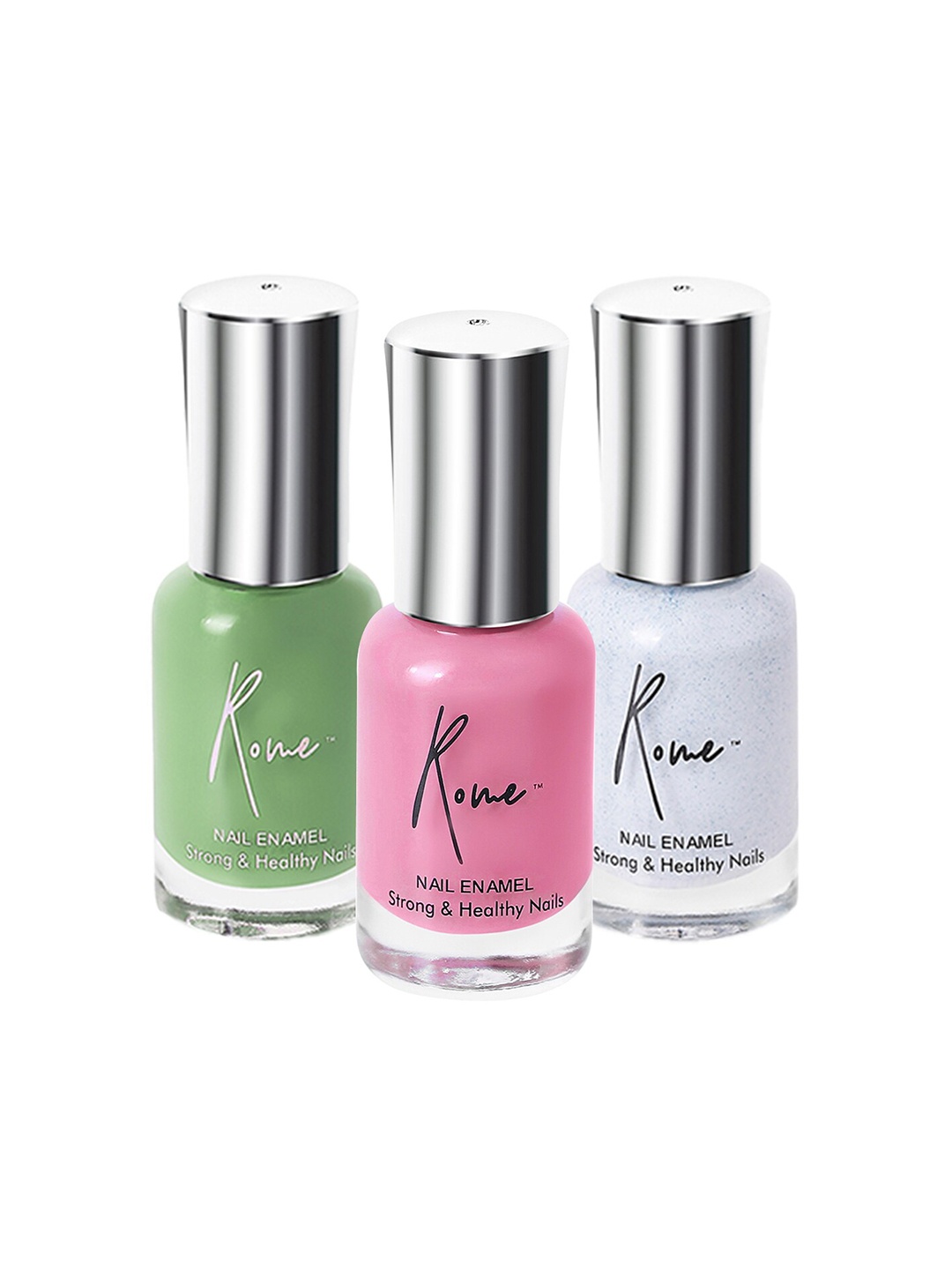 

Rome Set of 3 Strong & Healthy Nail Enamel 8 ml each, Green