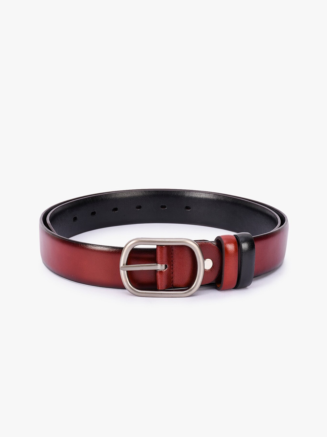 

BuckleUp Men Maroon Reversible Leather Belt