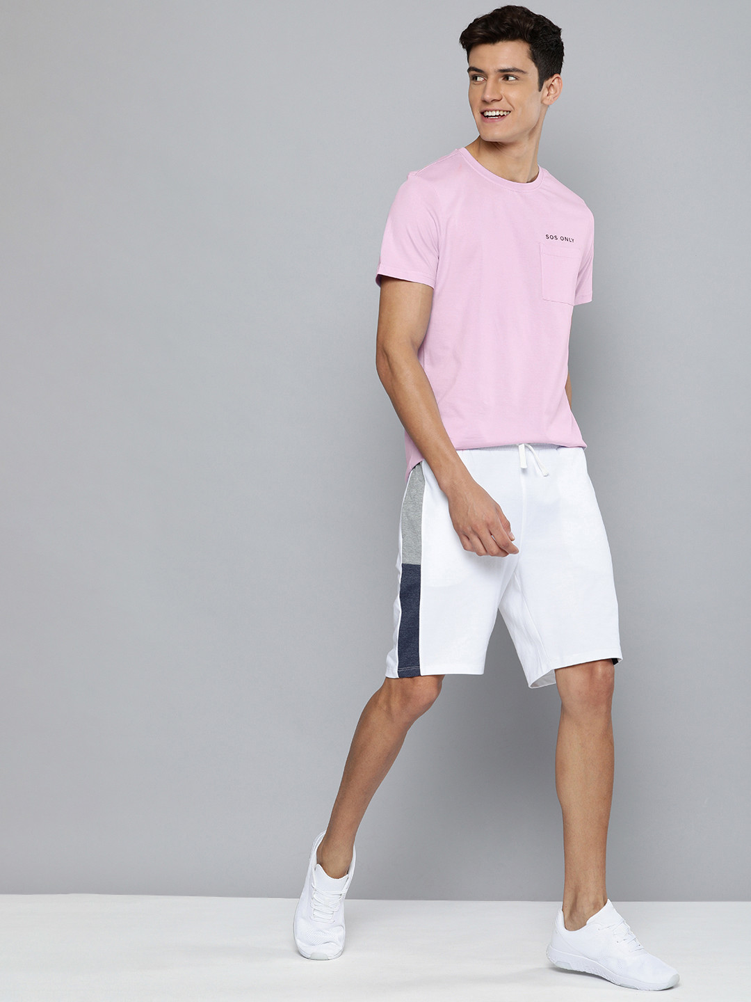 

M&H Easy Men Lavender Typography Printed T-shirt