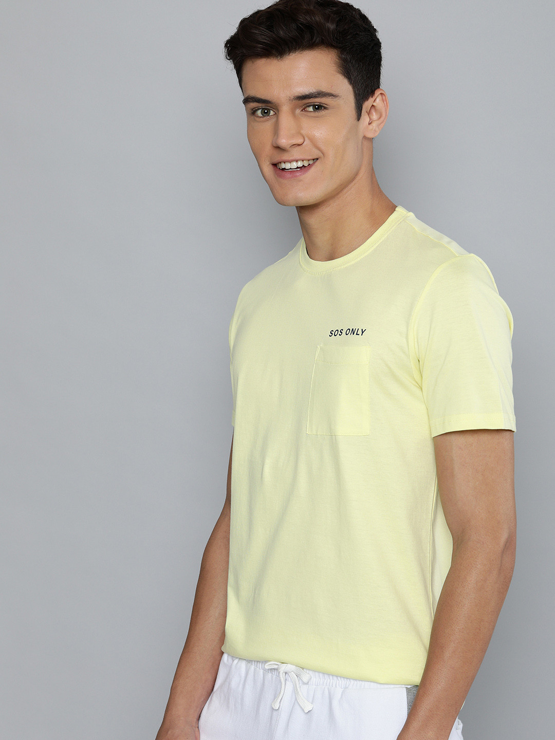 

M&H Easy Men Yellow T-shirt with Detail
