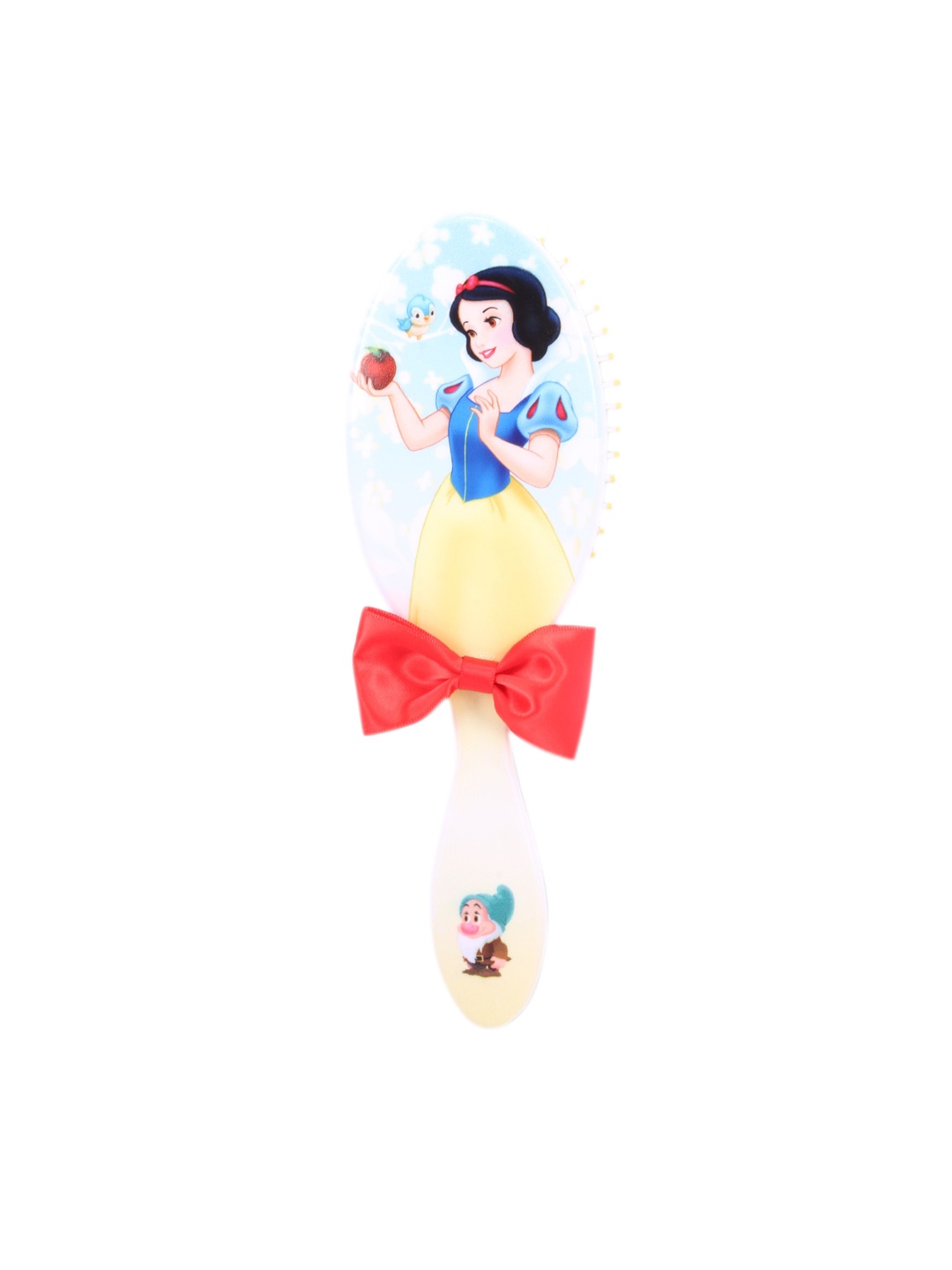 

CUTECUMBER Girls Red & Blue Disney Princess Cushioned Paddle Hair Brush