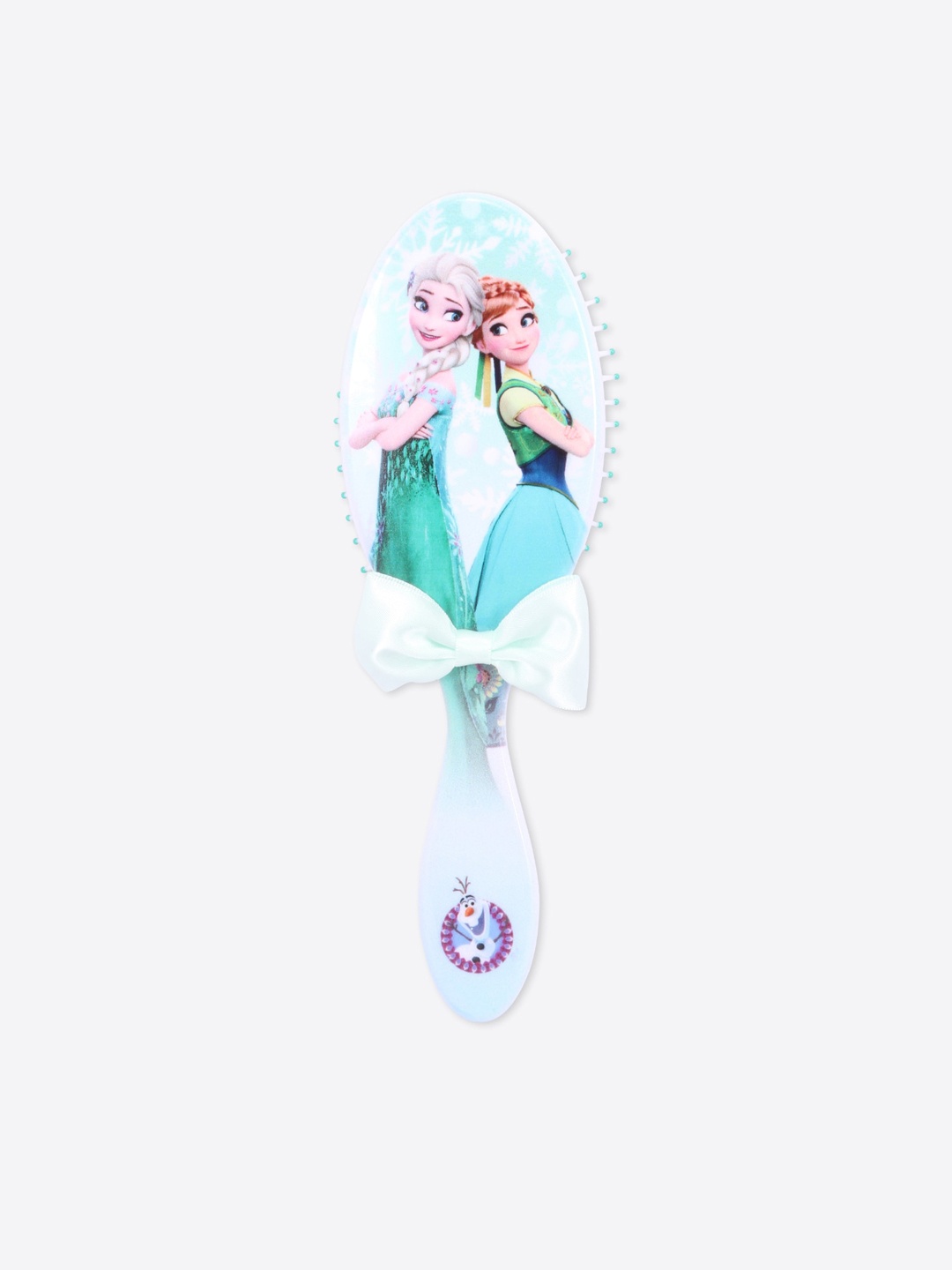 

CUTECUMBER Turquoise Blue & Beige Frozen Cushioned Paddle Hair Brush