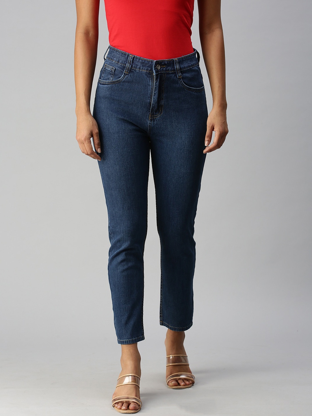 

SHOWOFF Women Blue High-Rise Stretchable Jeans