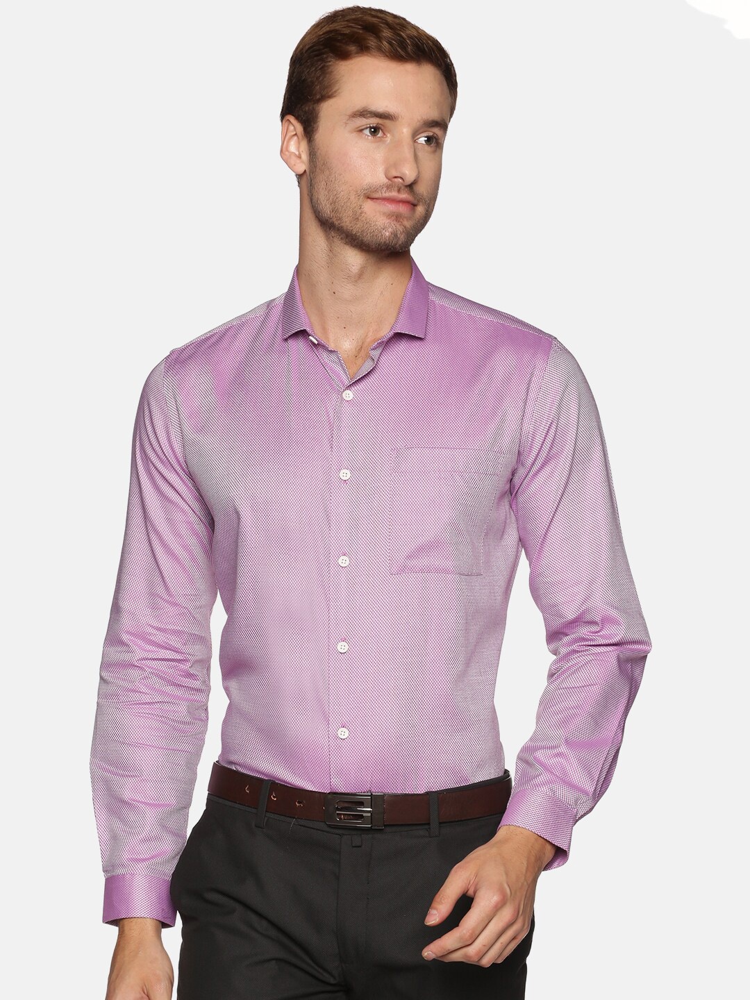 

DON VINO Men Pink Relaxed Formal Shirt
