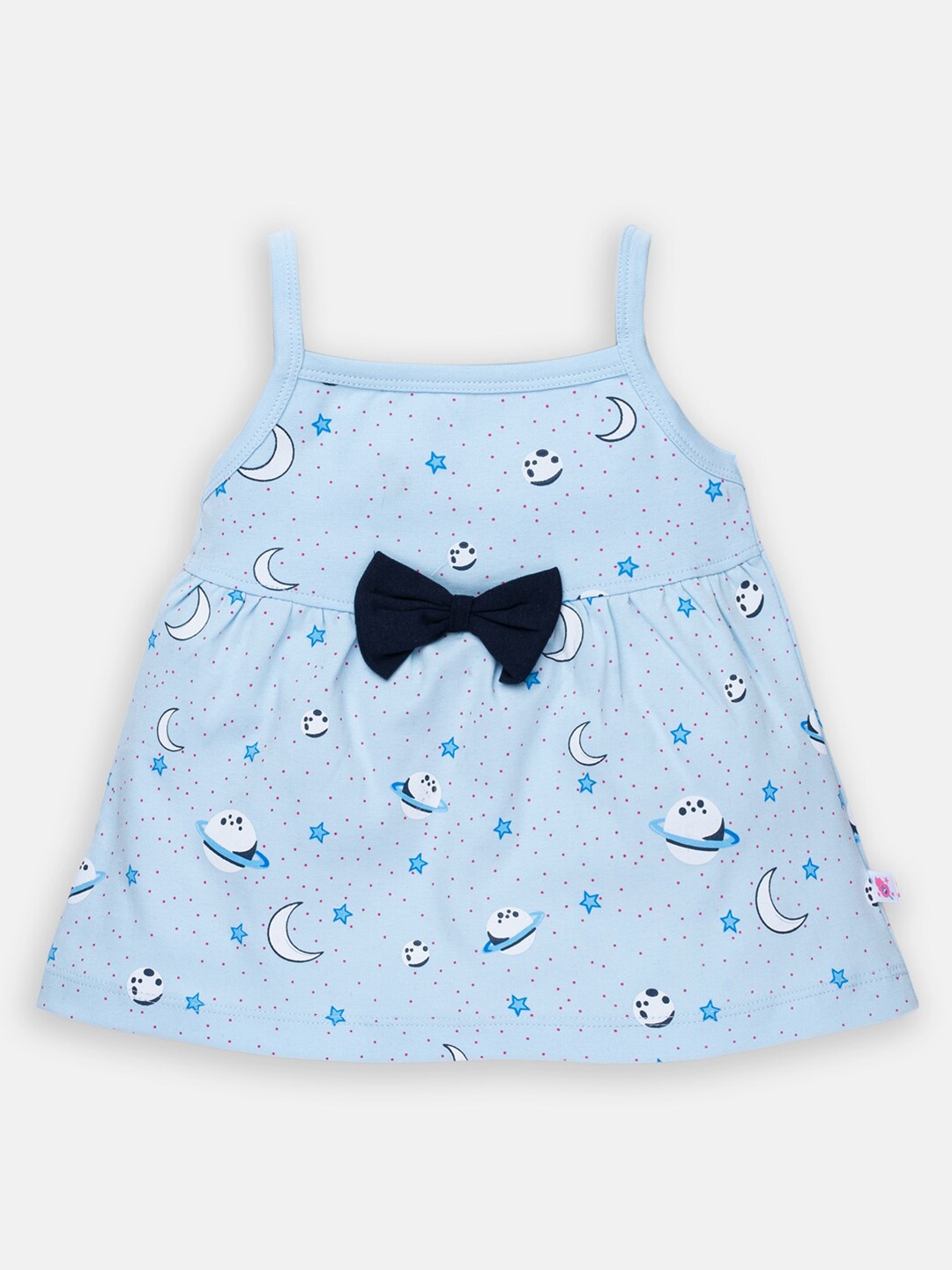 

AMUL Kandyfloss Girls Blue A-Line Dress, Pink