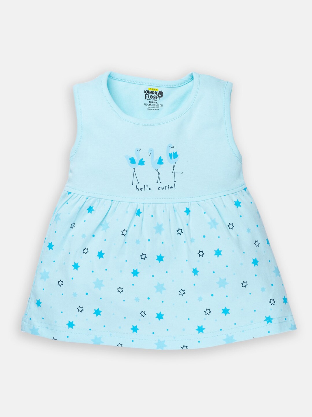 

AMUL Kandyfloss Girls Blue A-Line Dress