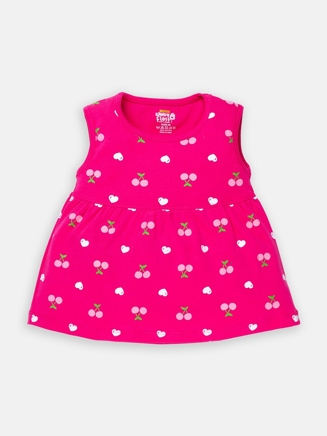 

AMUL Kandyfloss Pink A-Line Dress