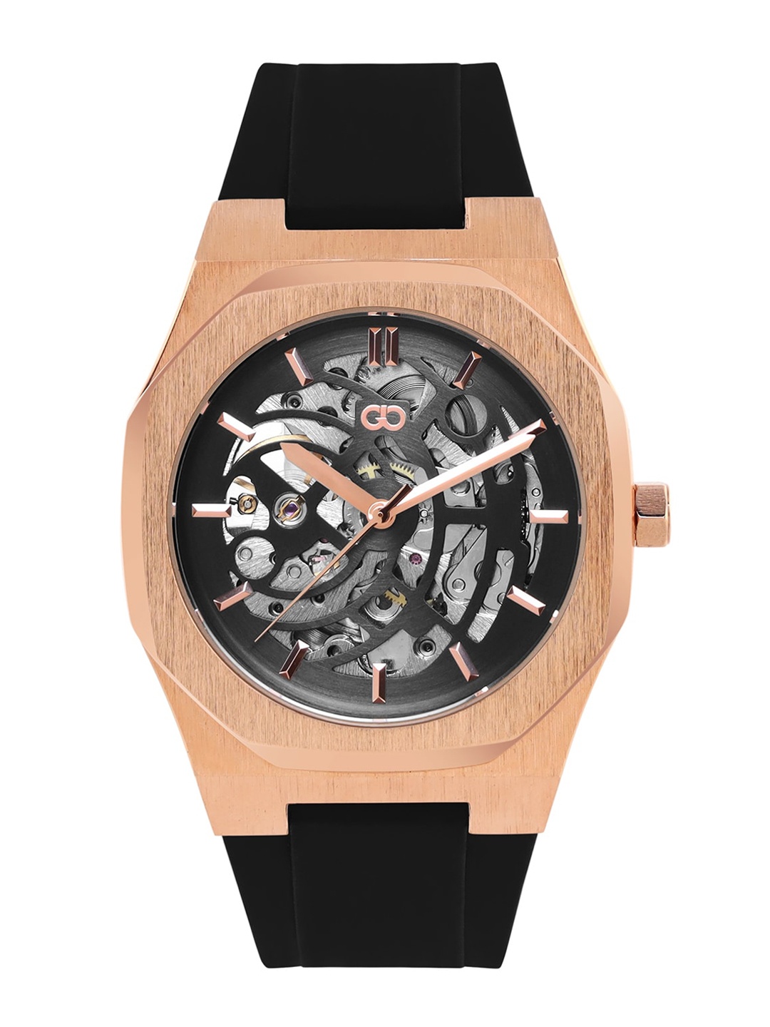 

GIO COLLECTION Men Grey Printed Dial & Automatic Motion Powered Watch G3050-03