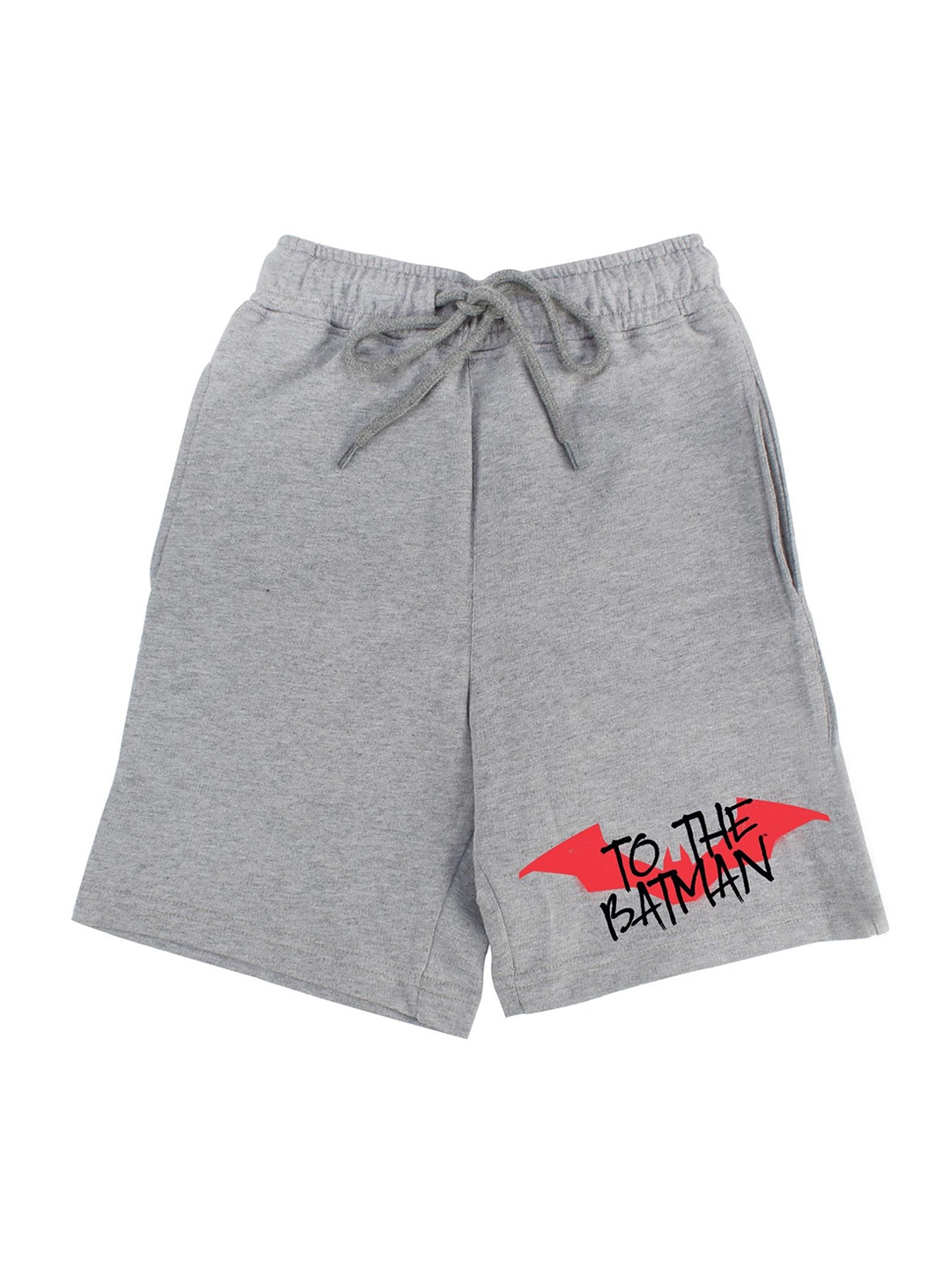 

DC by Wear Your Mind Boys Grey Printed Batman Shorts