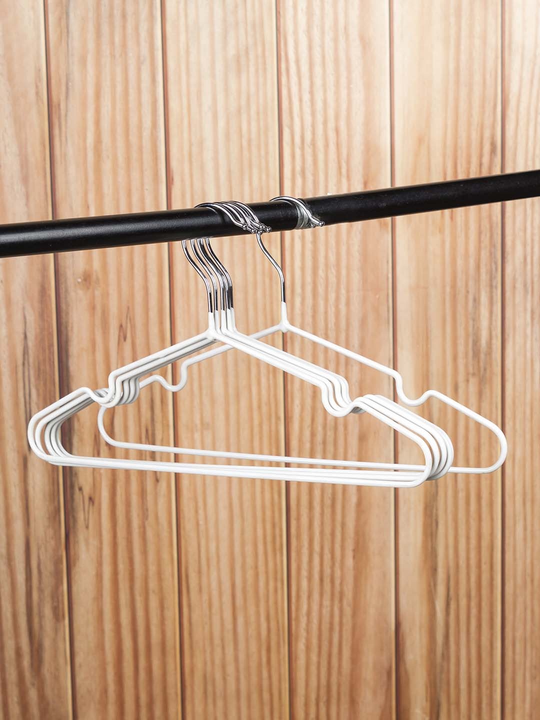 

MARKET99 Pack of 10 Grey Solid Stainless Steel Hanger