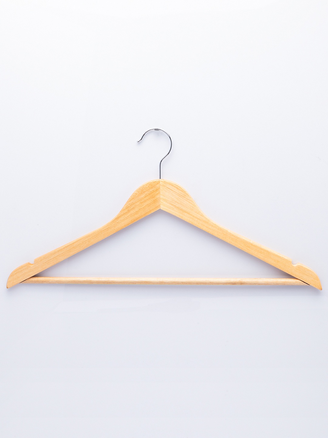 

MARKET99 Set Of 4 Brown Solid Wooden Hanger