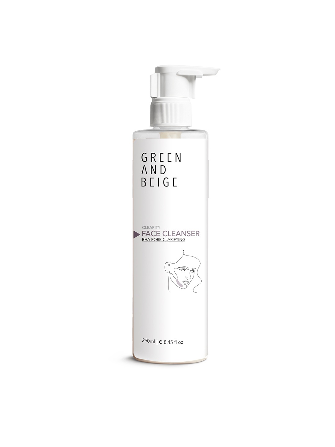 

GREEN AND BEIGE Clearity Microbiome Skin Care BHA Pore Clarifying Face Cleanser - 250 ml