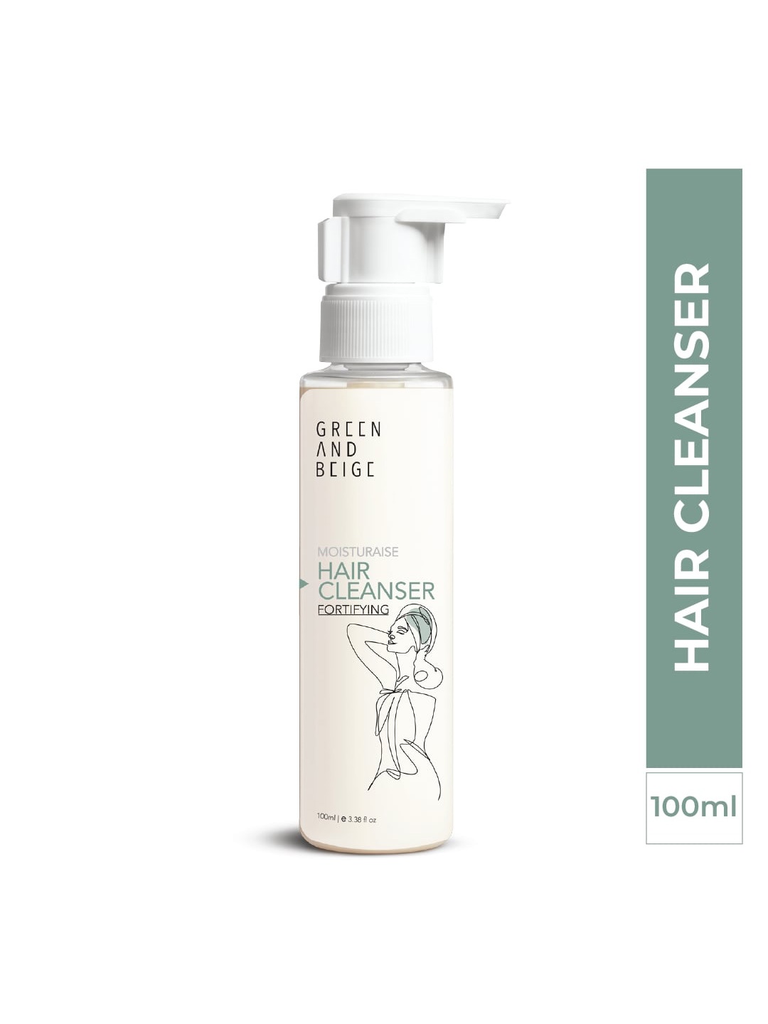 

GREEN AND BEIGE Moisturaise Microbiome Hair Care Fortifying Hair Cleanser - 100 ml, Off white