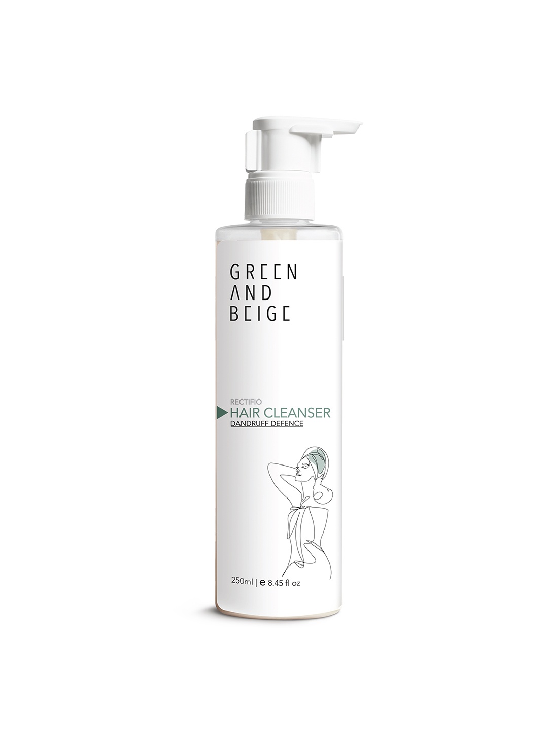 

GREEN AND BEIGE Rectifio Dandruff Defence Scalp Care Hair Cleanser 250 ml, Off white