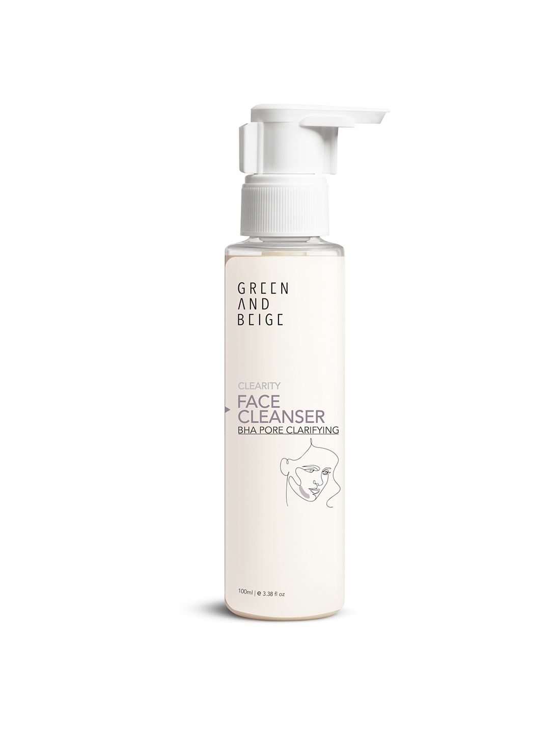 

GREEN AND BEIGE Clearity Microbiome Skin Care BHA Pore Clarifying Face Cleanser - 100 ml