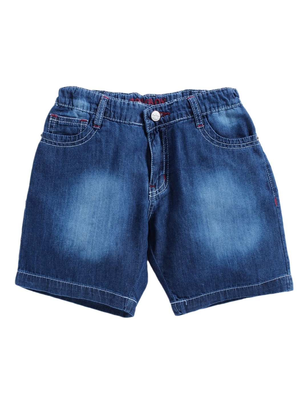 TONYBOY Boys Blue Washed Denim Outdoor Pure Cotton Denim Shorts