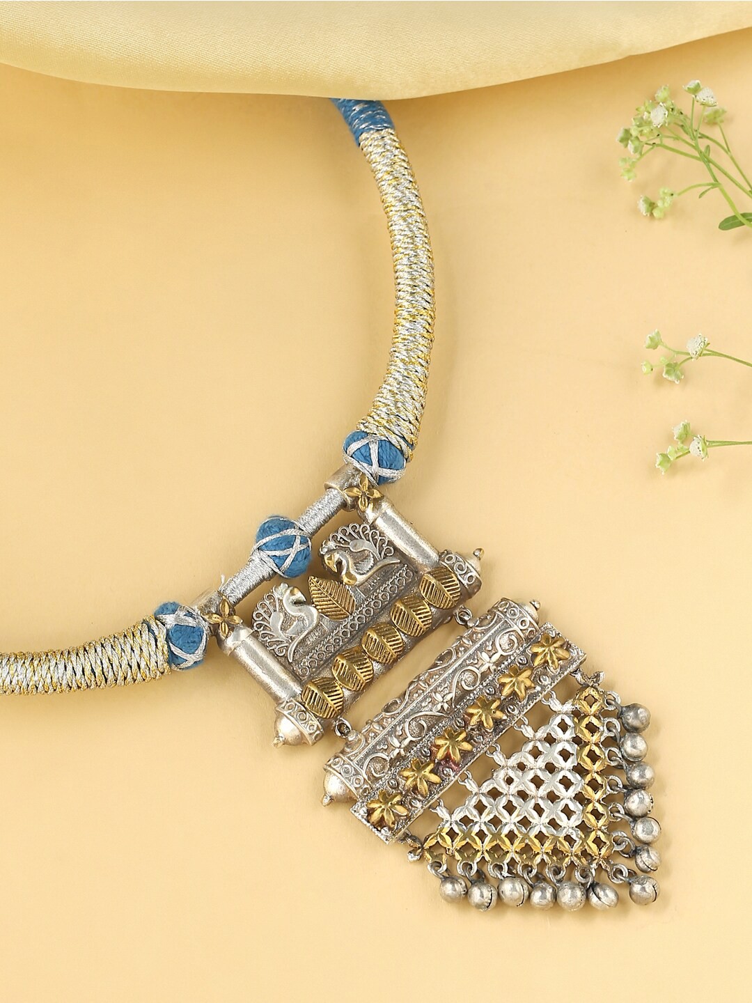 

VIRAASI Women Assorted Antique Thread Necklace