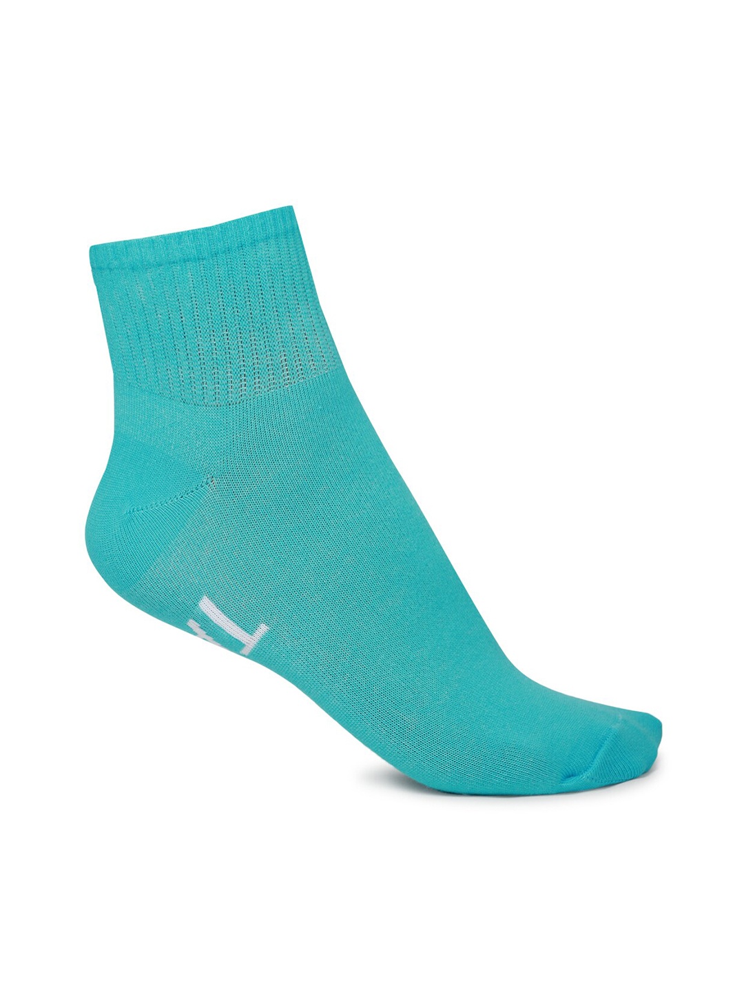 

FOREVER 21 Women Blue & White Patterned Ankle-Length Socks