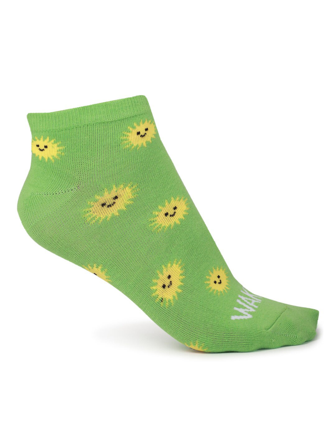 

FOREVER 21 Women Green Printed Ankle-Length Socks