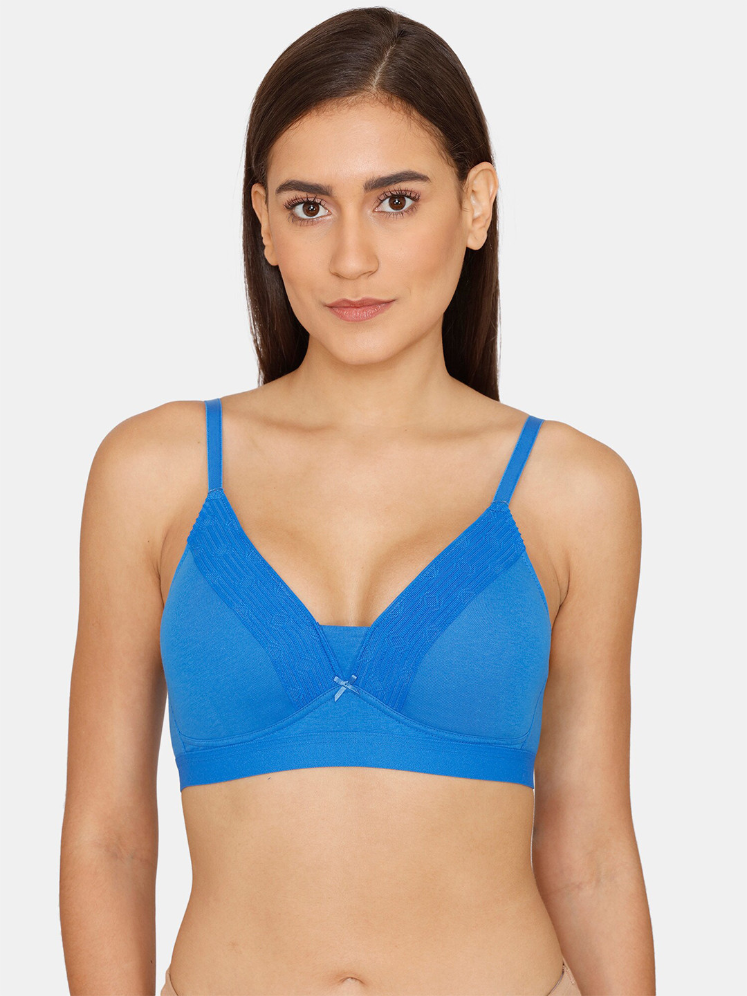 

Zivame Blue Lightly Padded Bra ZI10Z2FASH0BLUE