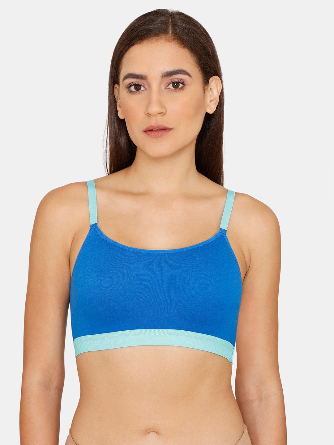 

Zivame Blue & Green Bralette Bra