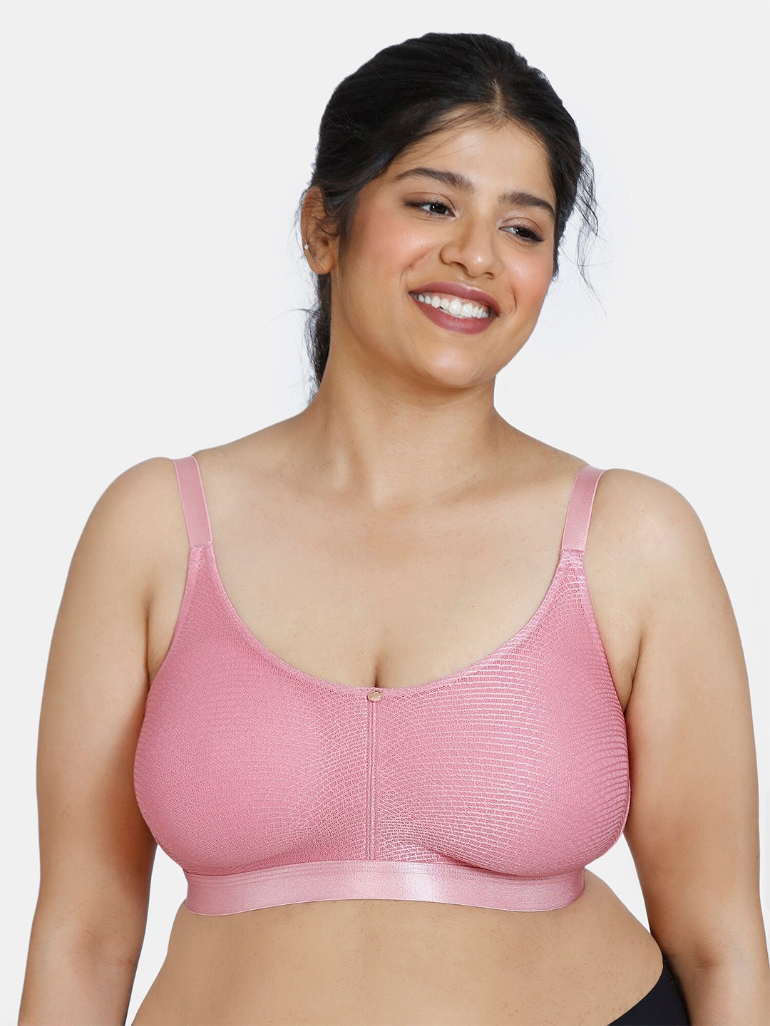 

Zivame Pink Minimiser Bra