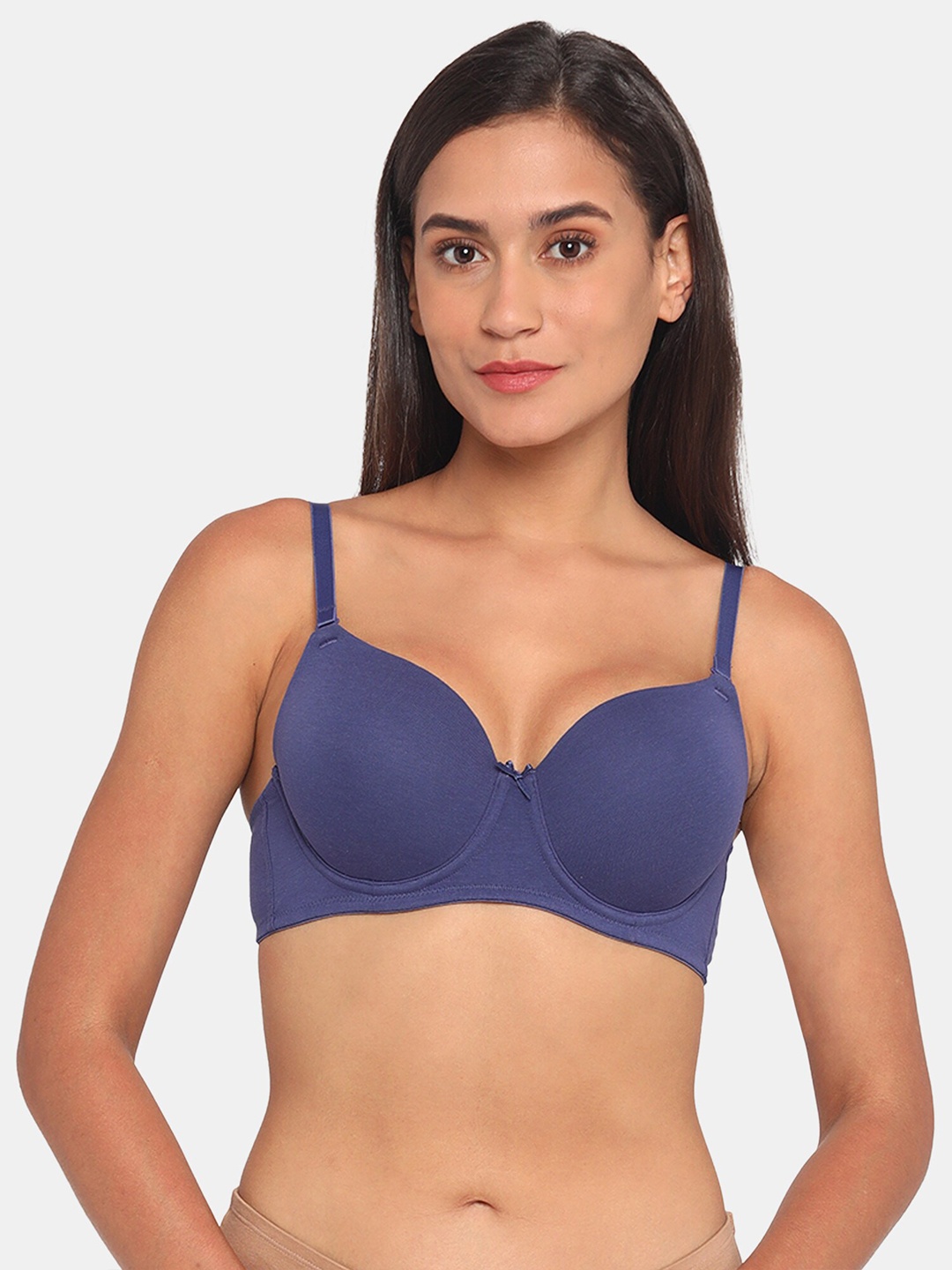 

Zivame Purple Underwired Lightly Padded Bra ZI1135COREDBLUE