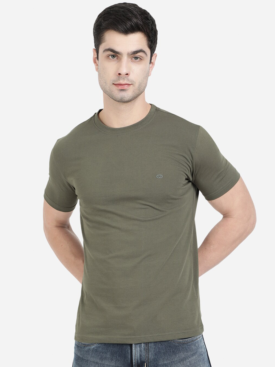 

JADE BLUE Slim Fit T-shirt, Green