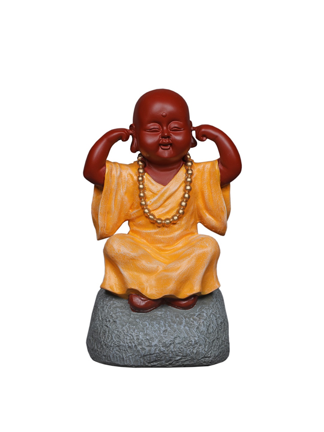 

TANSHA QUO Red & Yellow Monk - Dont Hear Bad Showpieces