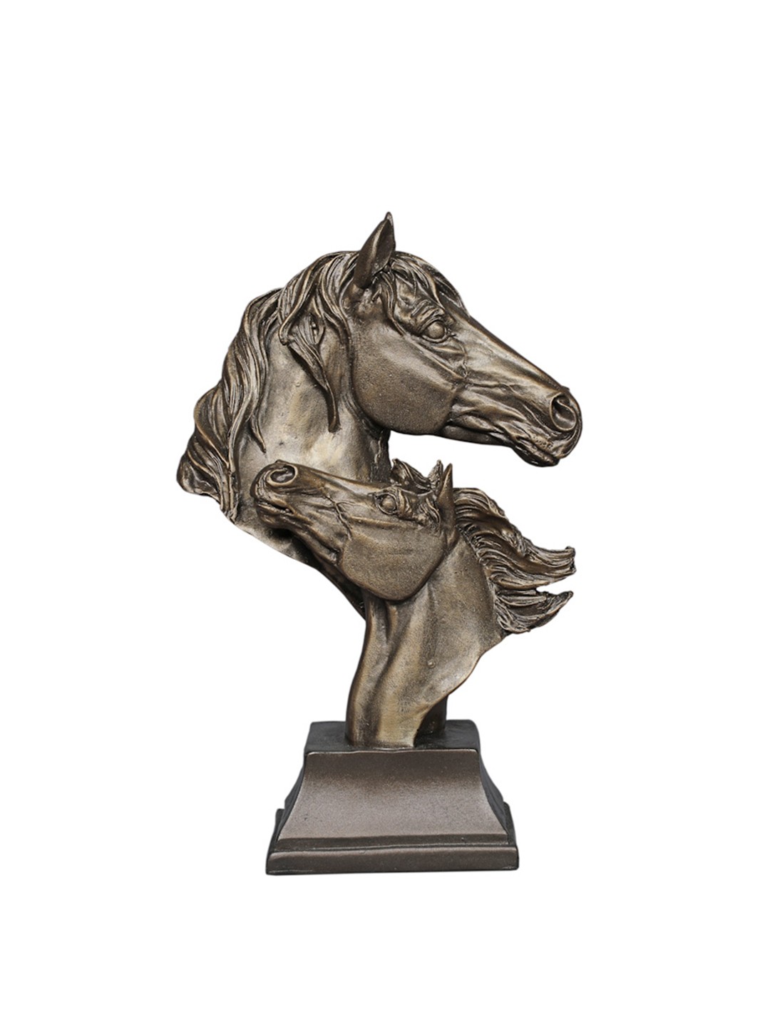 

TANSHA QUO Brown Horse Head Showpiece