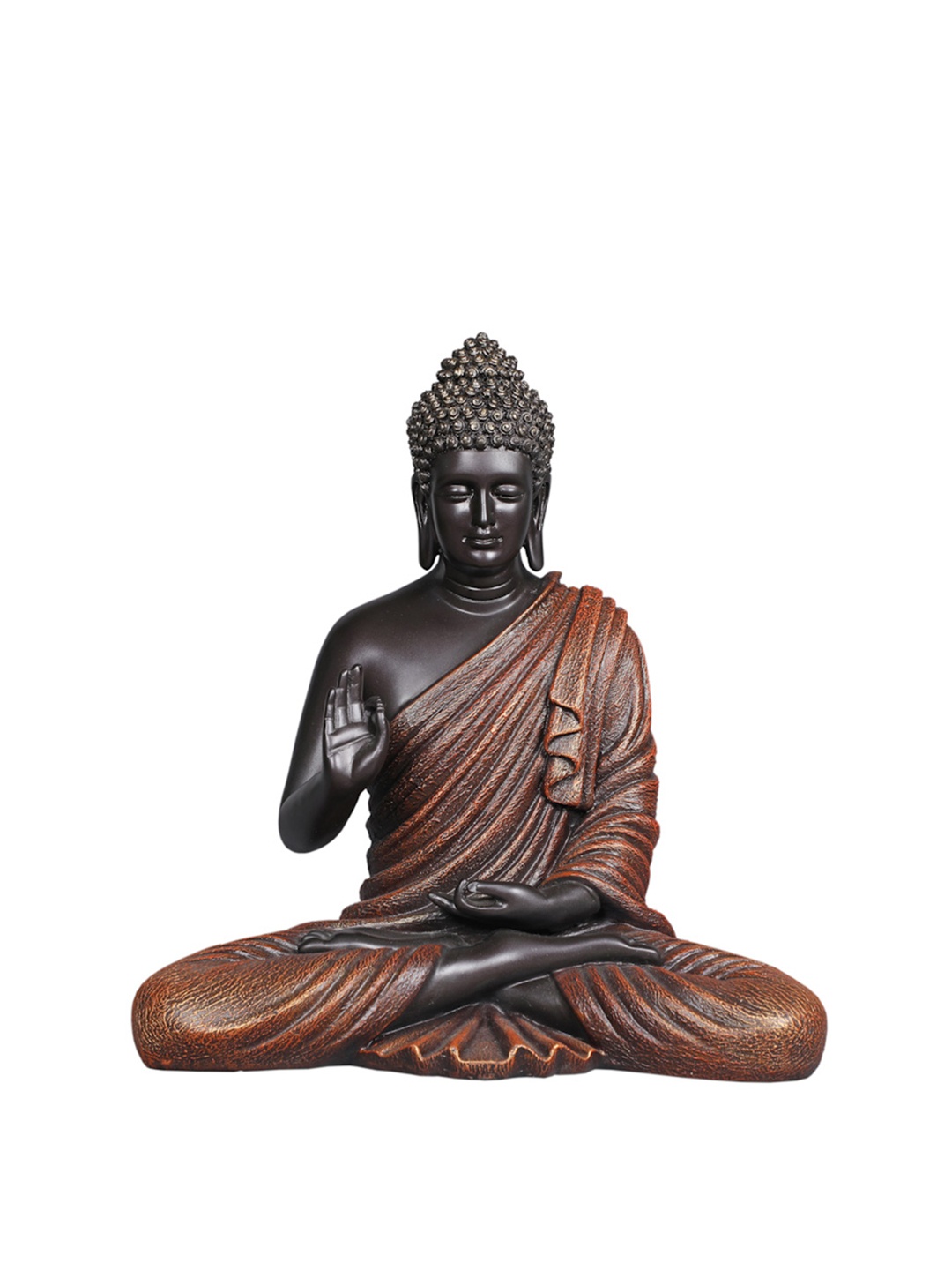 

TANSHA QUO Brown Blessing Buddha Showpiece