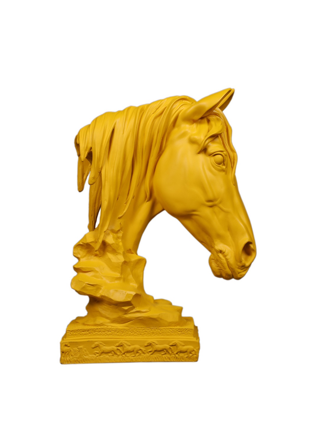 

TANSHA QUO Gold-Toned Polyresin Horse Head Showpiece