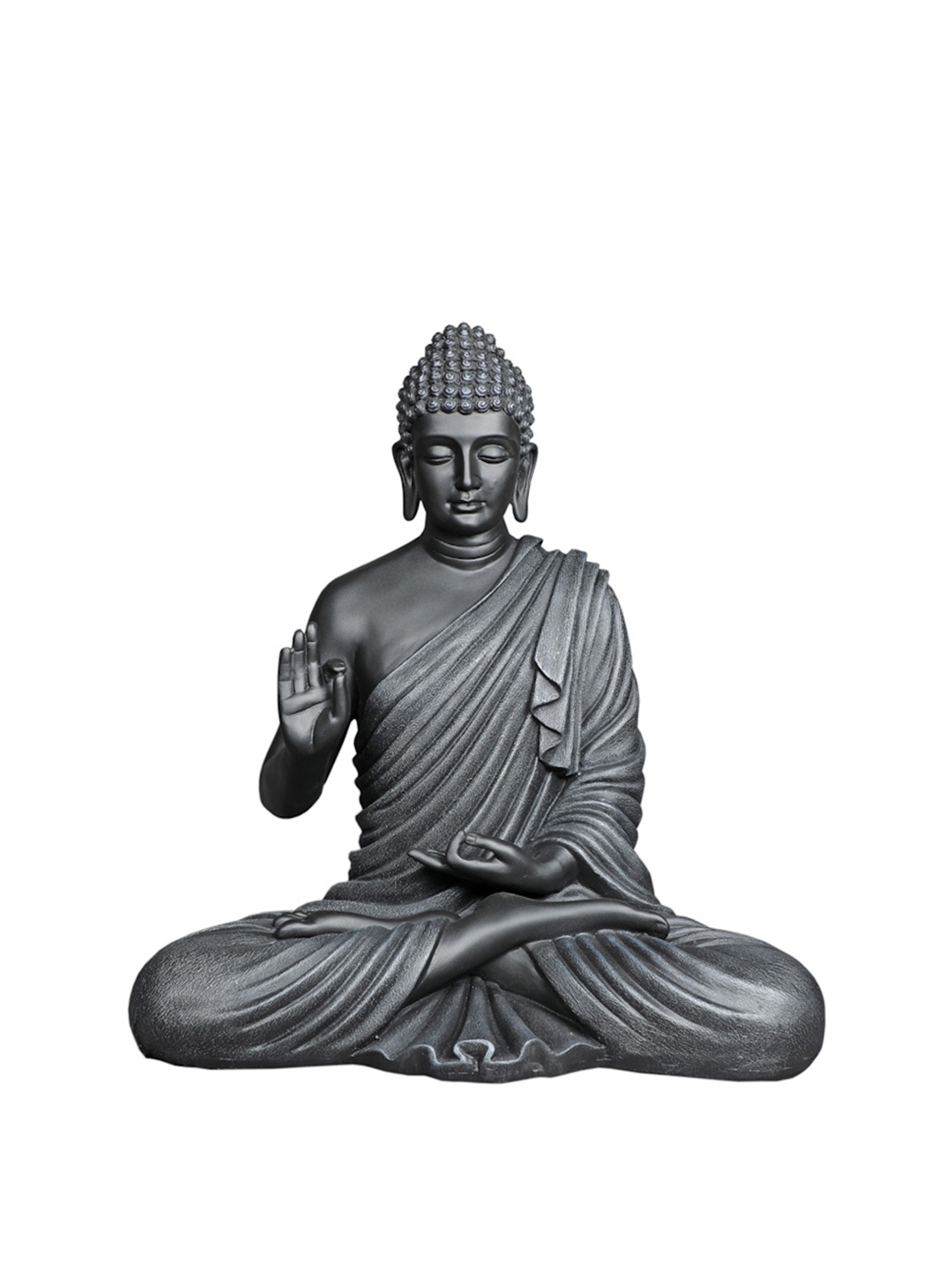 

TANSHA QUO Black Polyresin Buddha Showpiece