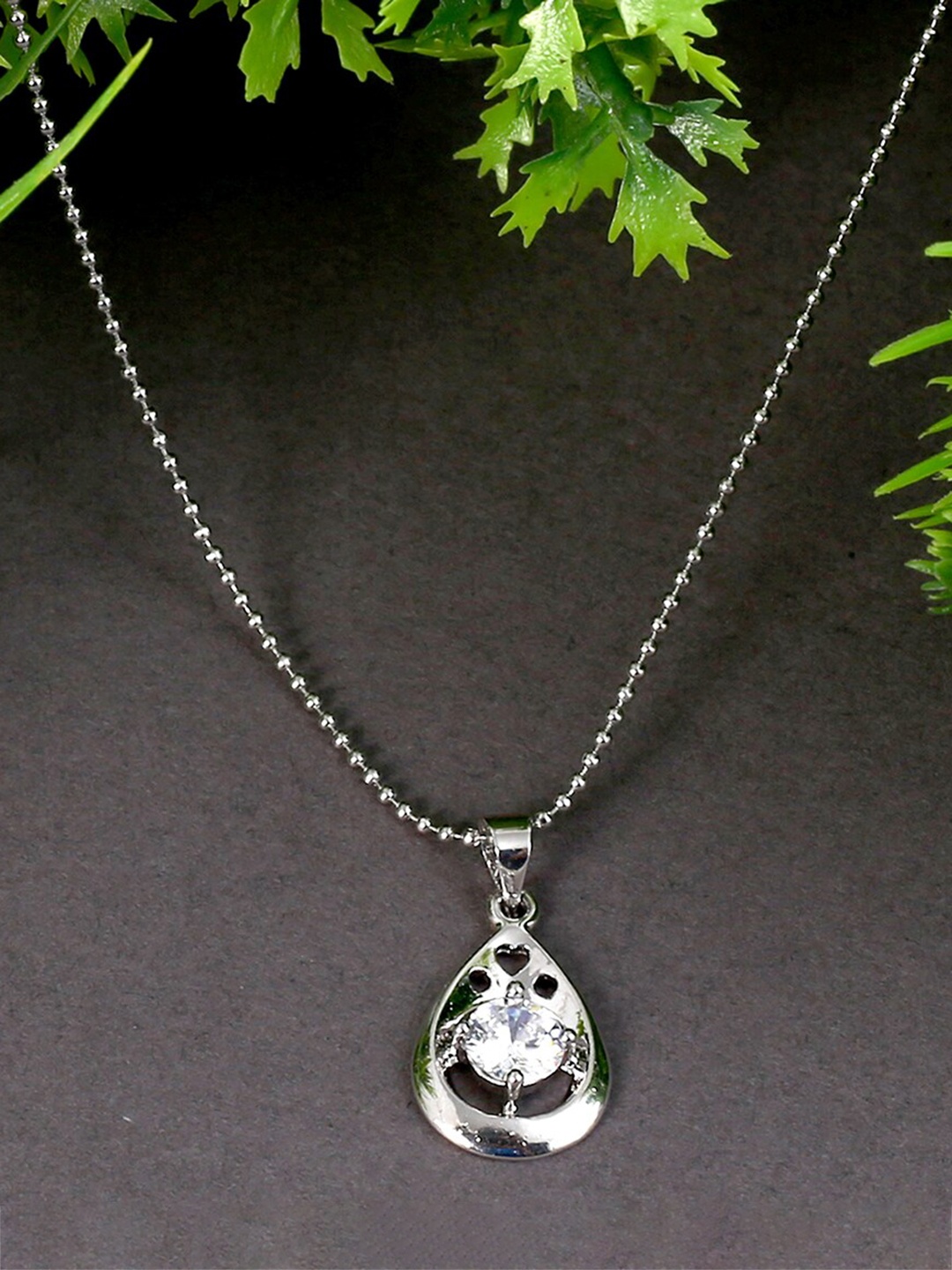 

Jewelz Silver-Toned Silver-Plated Chain