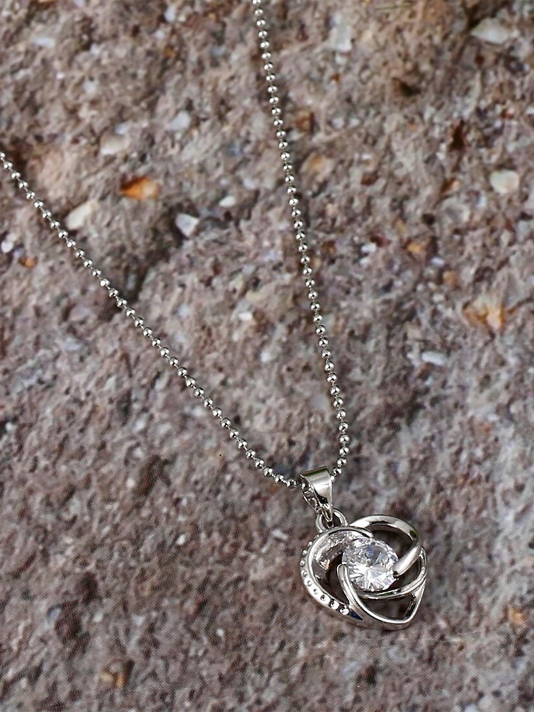 

Jewelz Silver-Toned Silver-Plated Chain