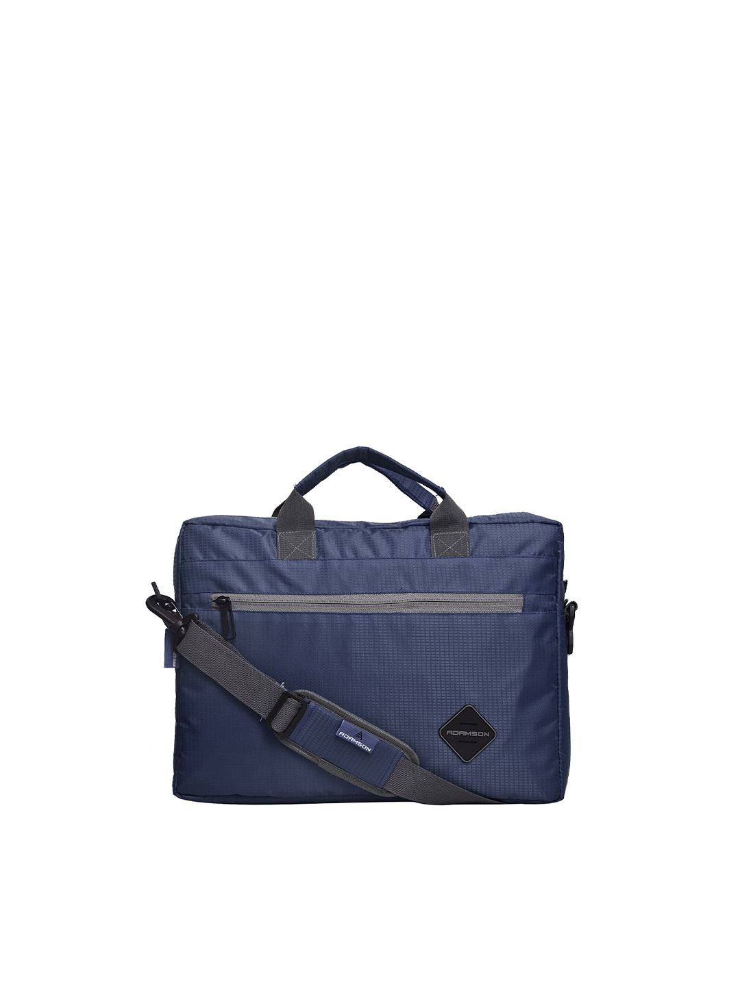 

ADAMSON Men Blue Striped Messenger Bag