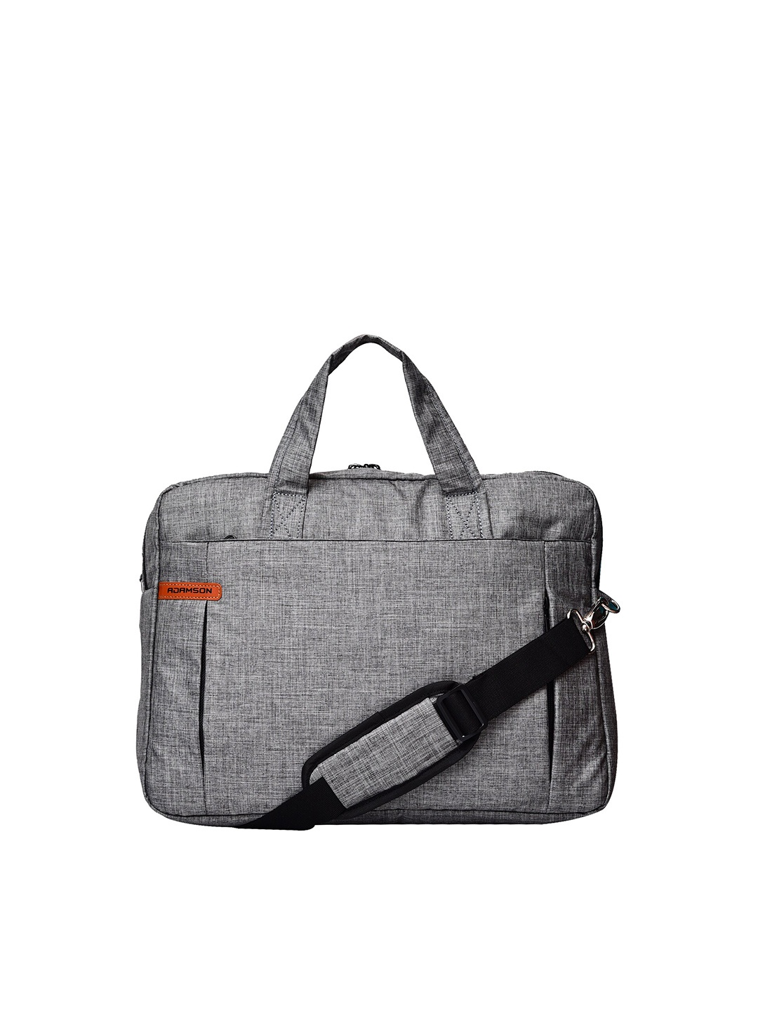 

ADAMSON Men Grey Textured Messenger Bag