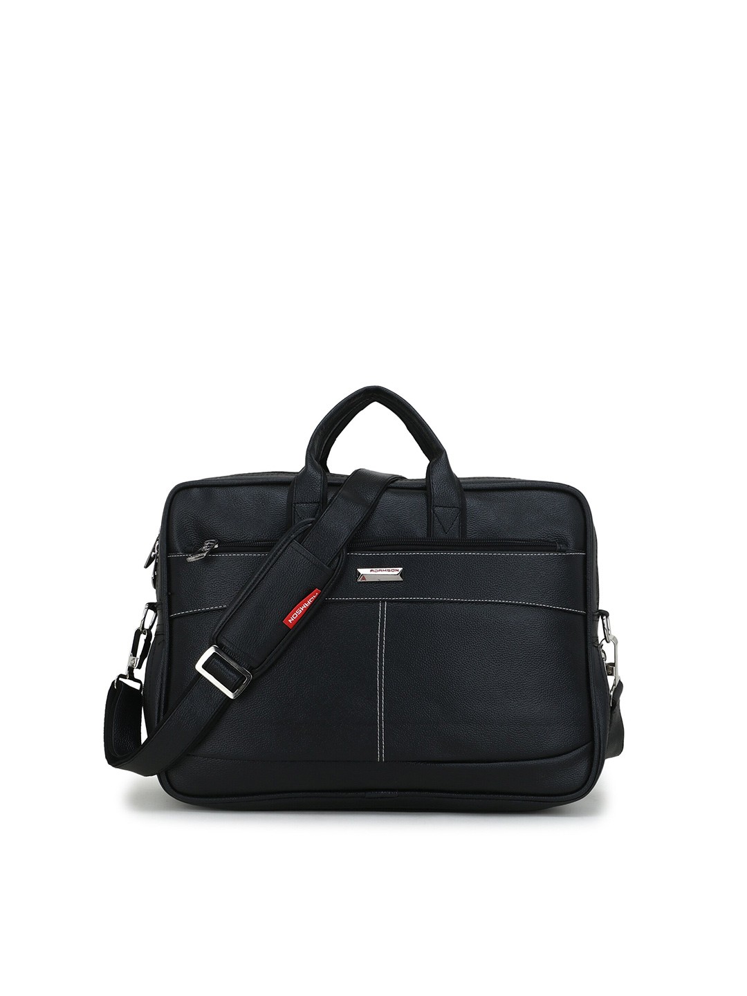 

ADAMSON Men Black Messenger Bag