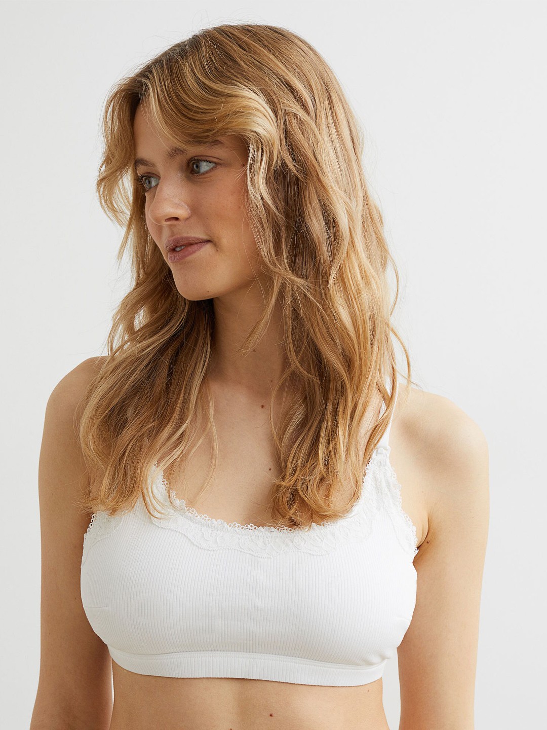 

H&M MAMA White & Pink 2-Pack Padded Nursing Bras