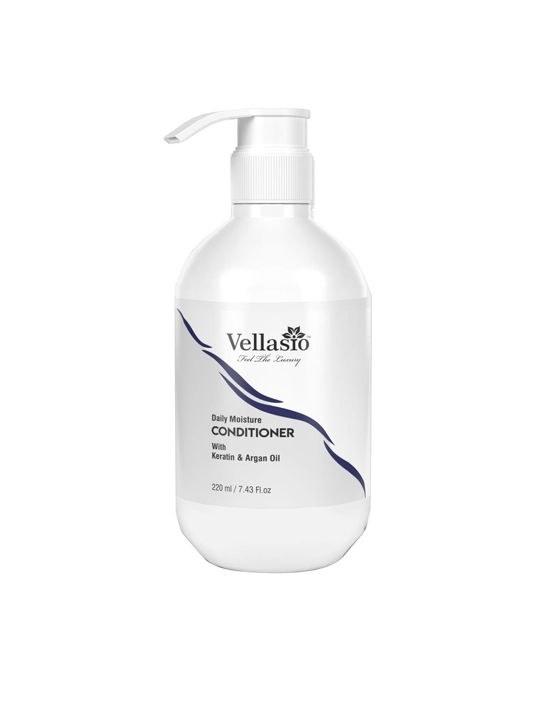 

Vellasio Keratin & Argan Oil Daily Moisture Hair Conditioner - 220 ml, White
