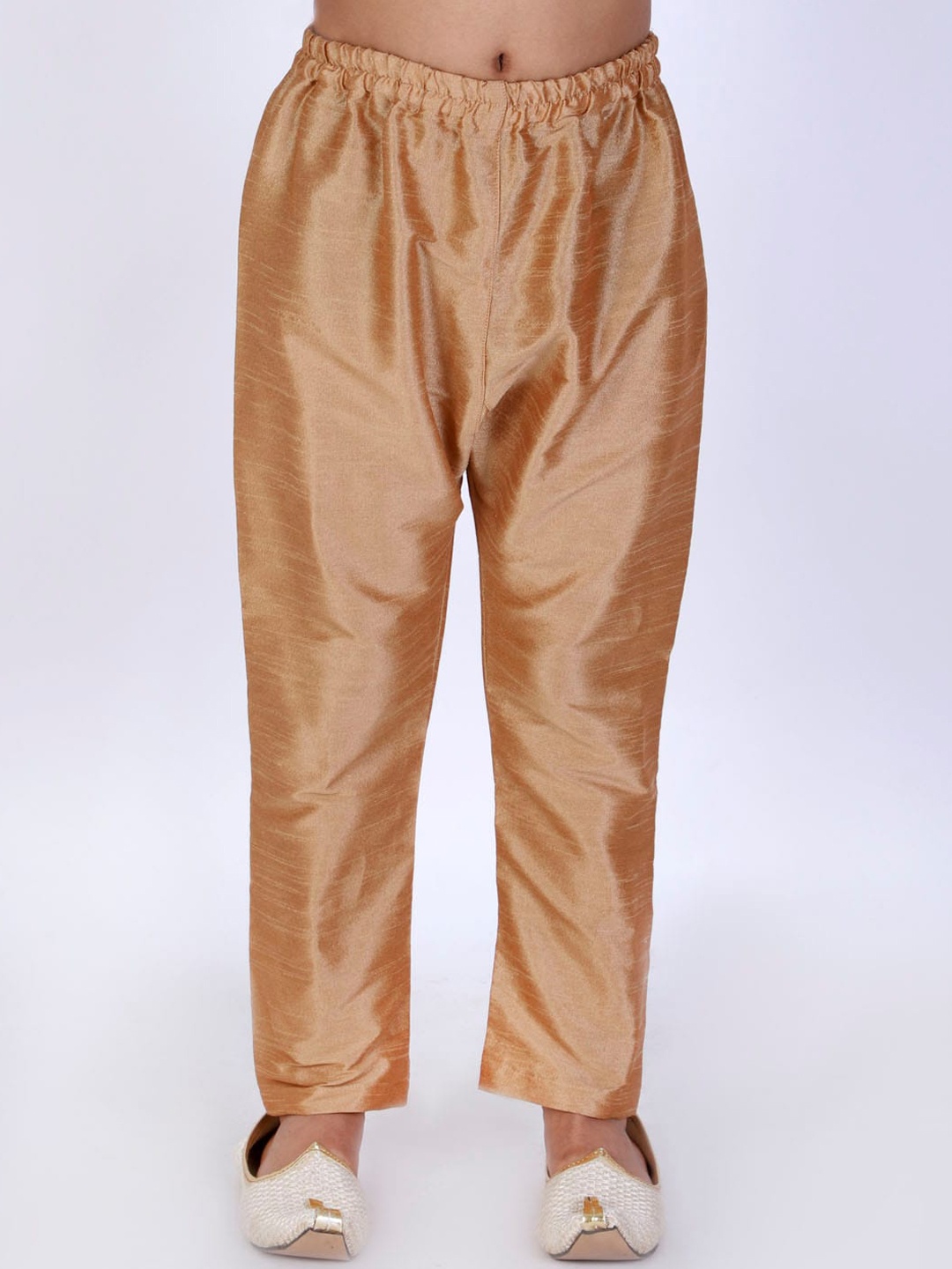 

VASTRAMAY Boys Rose Gold-Coloured Solid Relax-Fit Pyjamas