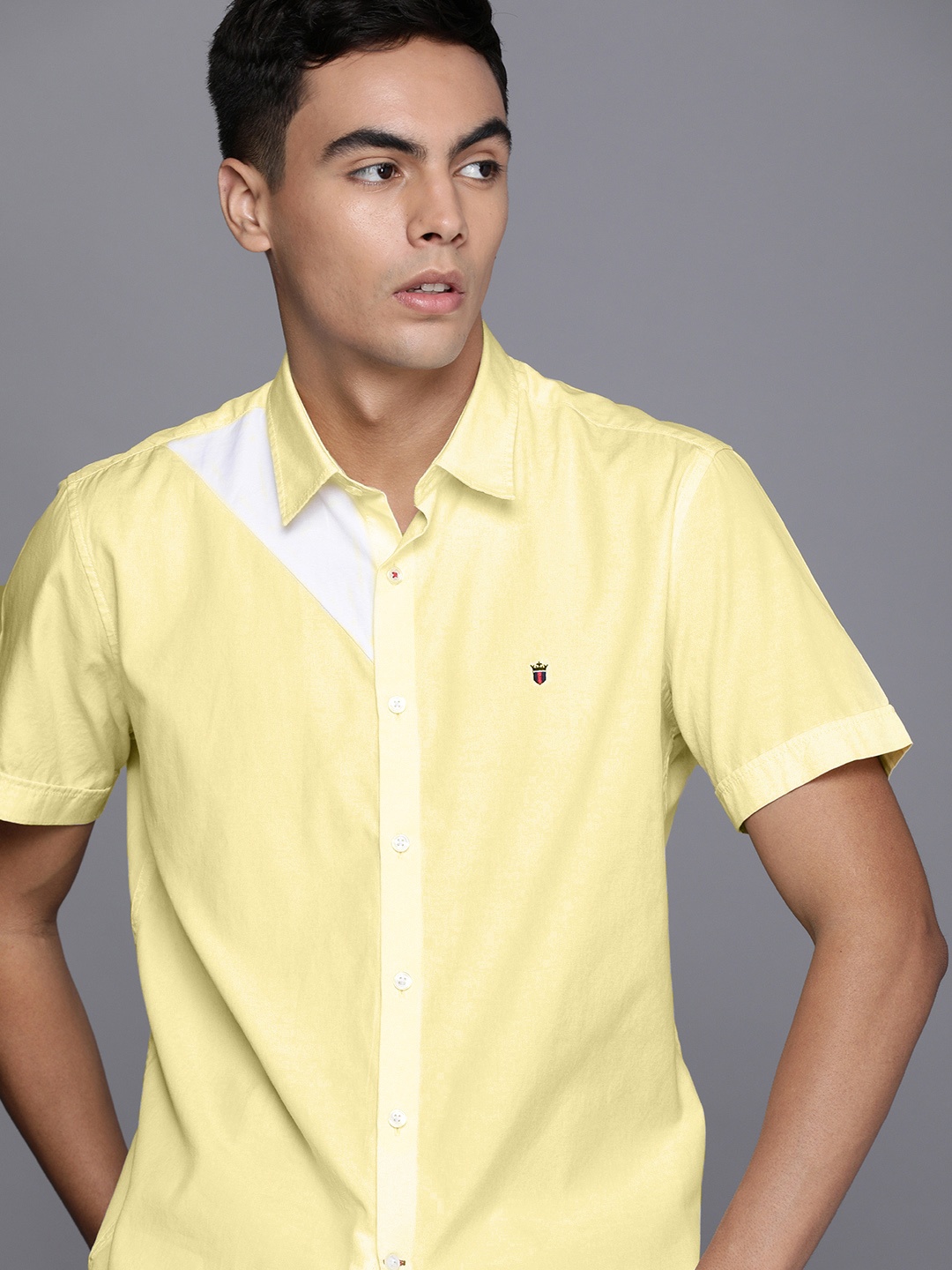 

Louis Philippe Sport Men Yellow Slim Fit Casual Shirt