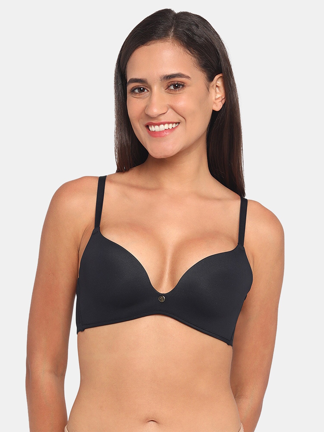 

Zivame Black Lightly Padded Bra