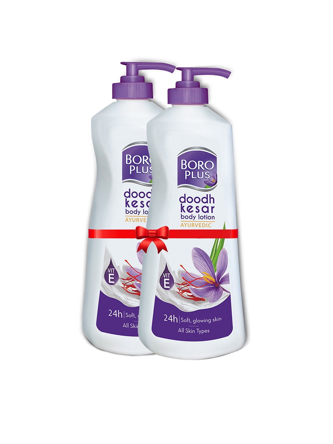 

BOROPLUS Set of 2 Doodh Kesar Body Lotion 400 ml each, White
