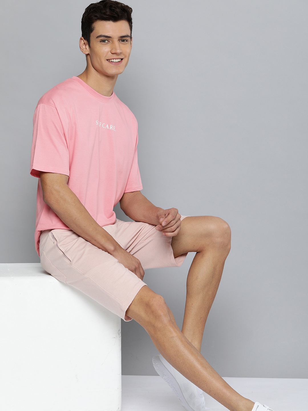 

M&H Easy Men Pink T-shirt with Detail