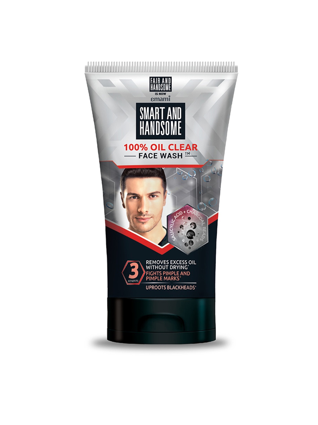 

FAIR AND HANDSOME 100% Oil Clear Instant Radiance Face Wash 100 g, Pink