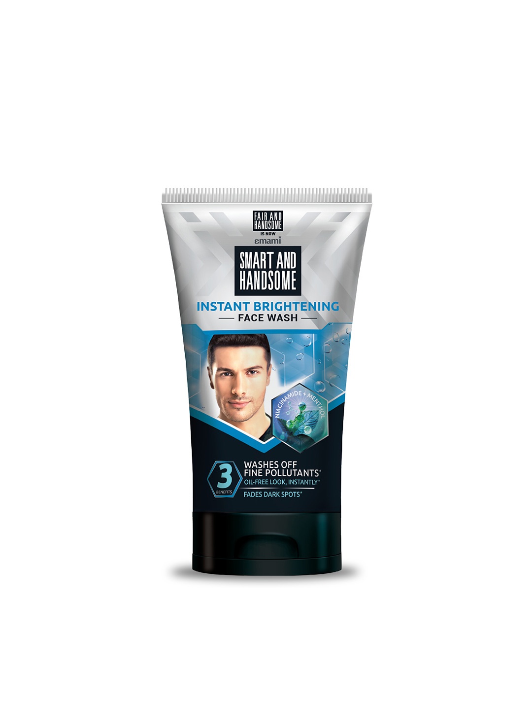 

FAIR AND HANDSOME Instant Radiance Face Wash with Actifair Peptide - 100 g, Blue