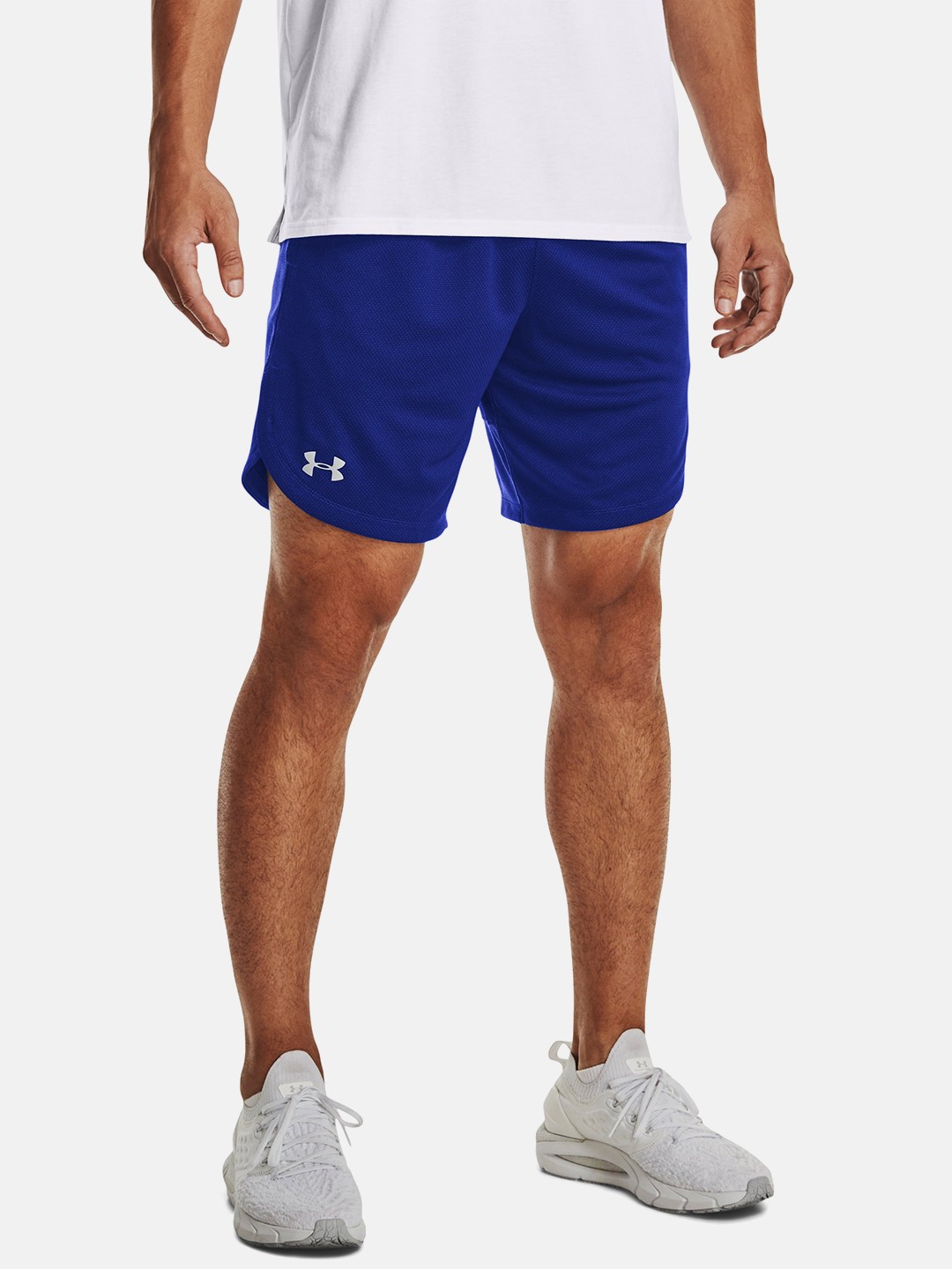 

UNDER ARMOUR Men Blue Solid Training Shorts
