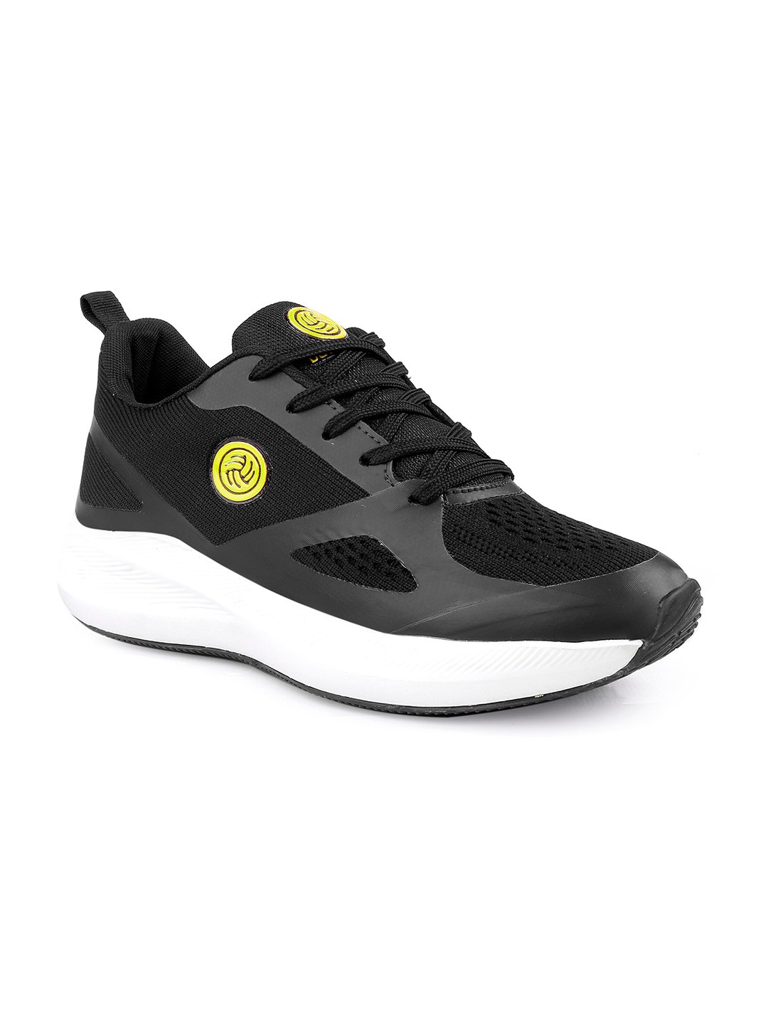 

bacca bucci Women Black Mesh Running Non-Marking Shoes