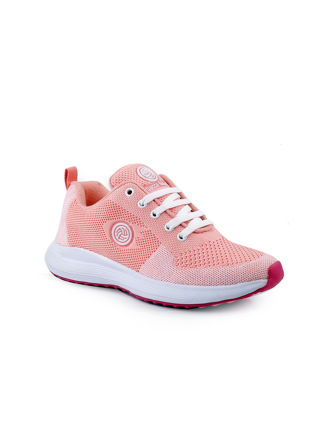 

bacca bucci Women Orange Mesh Running Non-Marking Shoes